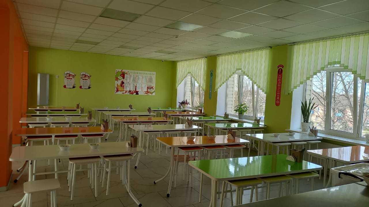 Столовая МАОУ СОШ №1.